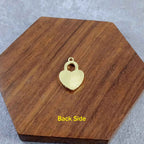 Heart Lock Brass Pink Gold Pendant Centre Pcs For Women Bulk