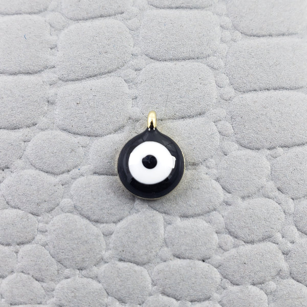 Tiny Black Turkish Evil Eye Pendant For Women Bulk Main image