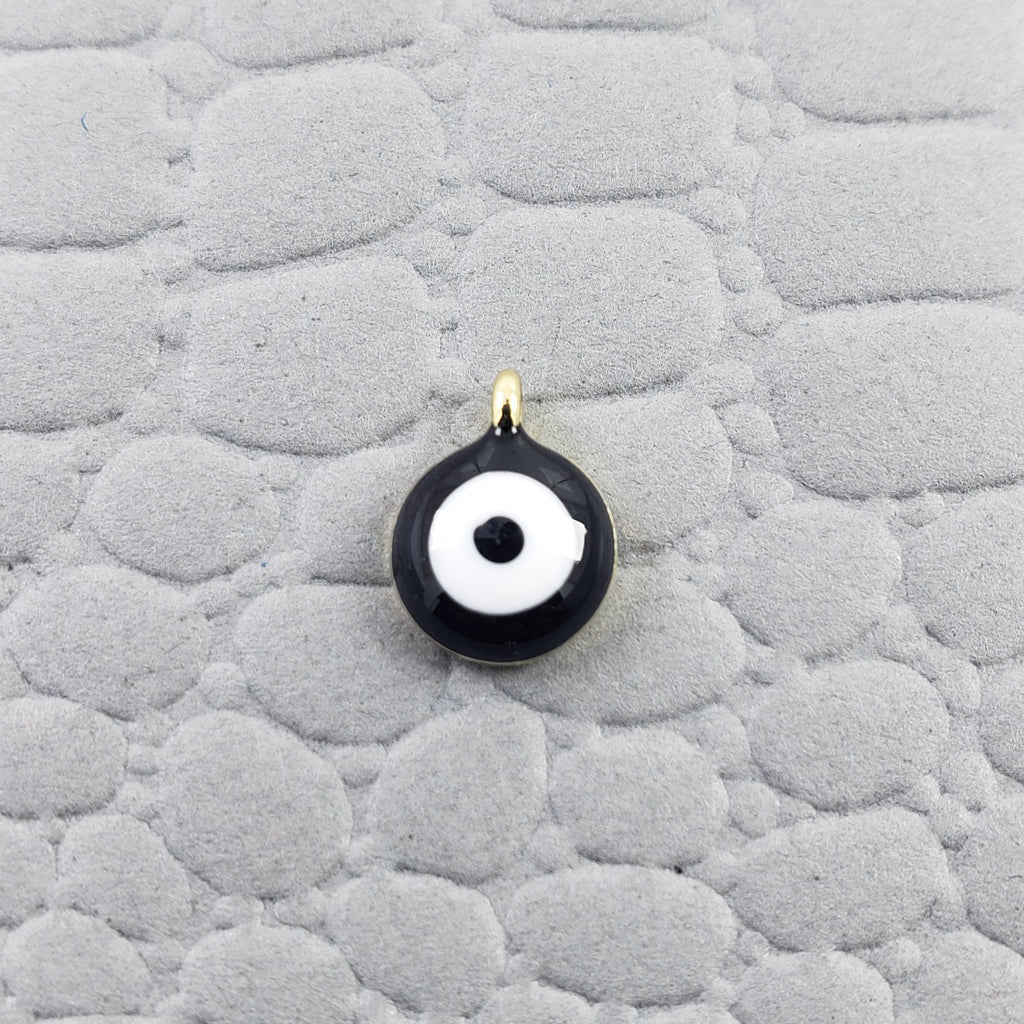 Tiny Black Turkish Evil Eye Pendant For Women Bulk