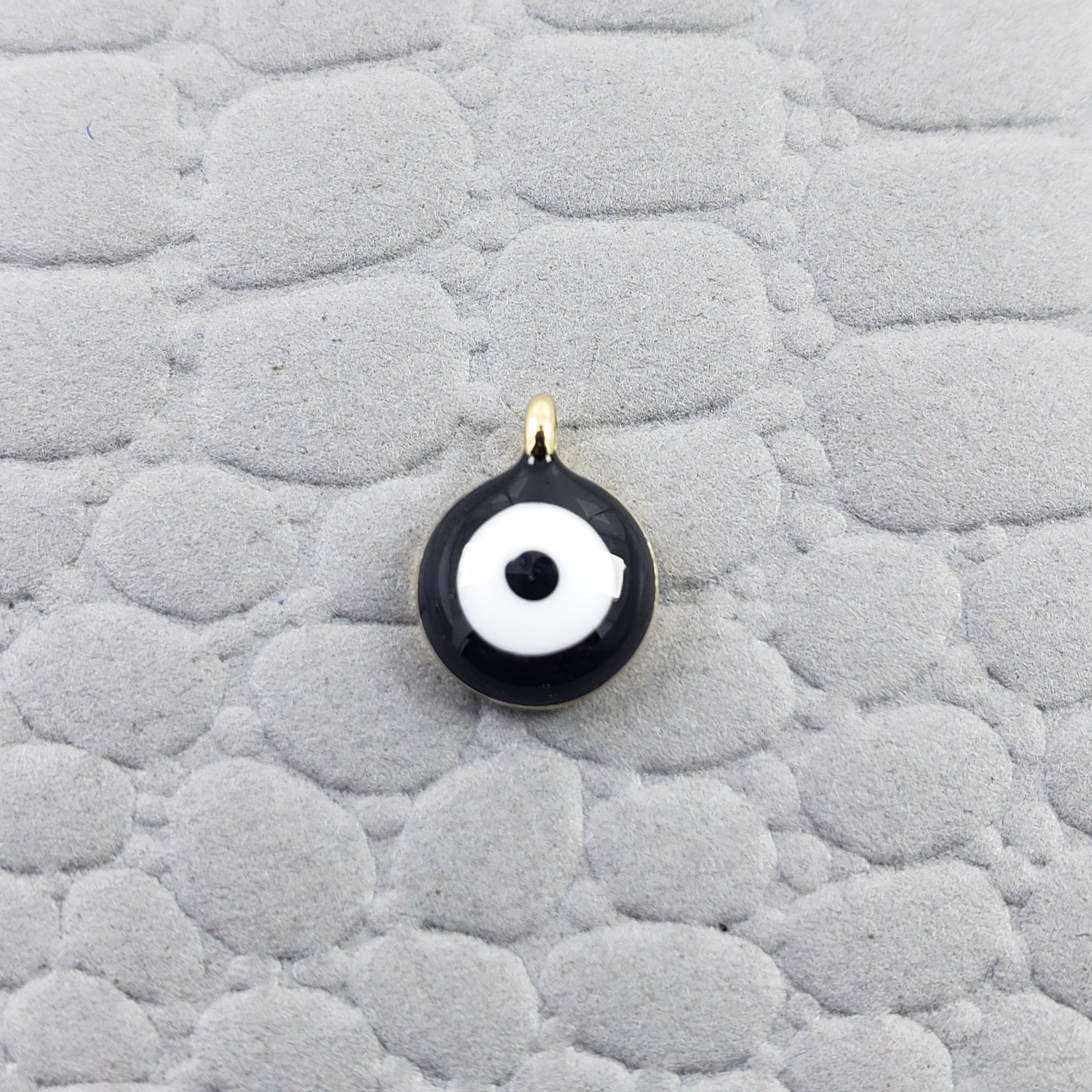 Tiny Black Turkish Evil Eye Pendant For Women Bulk