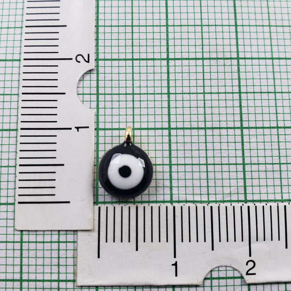 Tiny Black Turkish Evil Eye Pendant For Women Bulk Secondary image