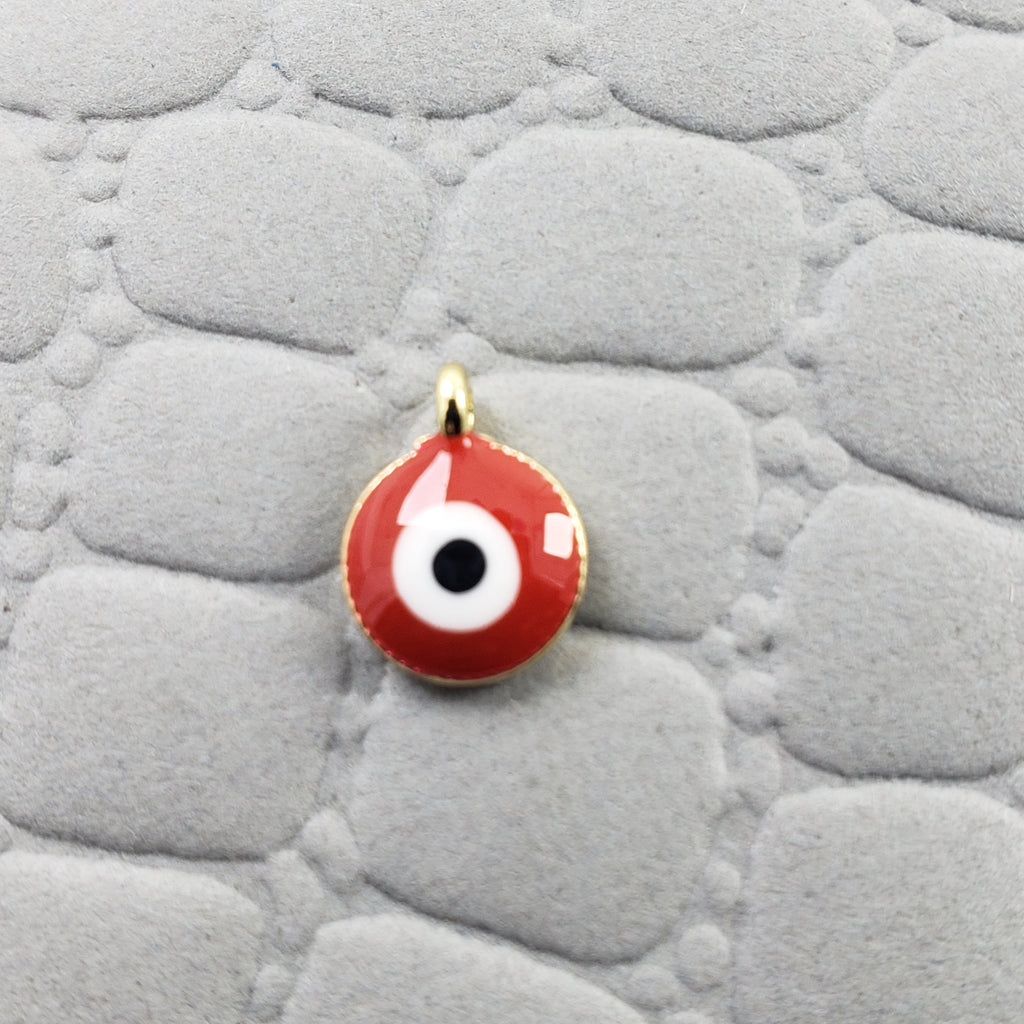 Tiny Red Turkish Evil Eye Pendant For Women Bulk