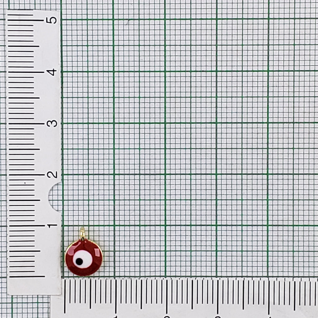 Tiny Red Turkish Evil Eye Pendant For Women Bulk