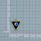 Triangle Evil Eye Black Gold Pendant Chain For Women Bulk