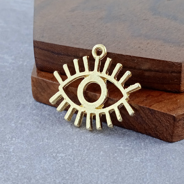 Evil Eye Gold Pendant Chain For Women Bulk Secondary image