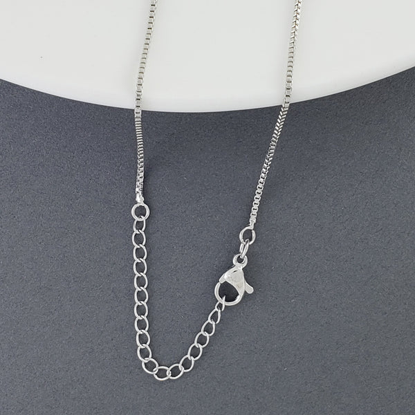Evil Eye Eyelash Silver Blue Necklace Pendant Chain For Women Bulk Secondary image