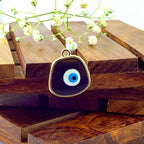 Amoeba Evil Eye Black Round Enamel Pendant For Women Bulk