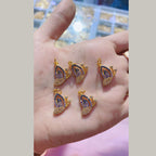 Butterfly Black Gold American Diamond Pendant For Women Bulk