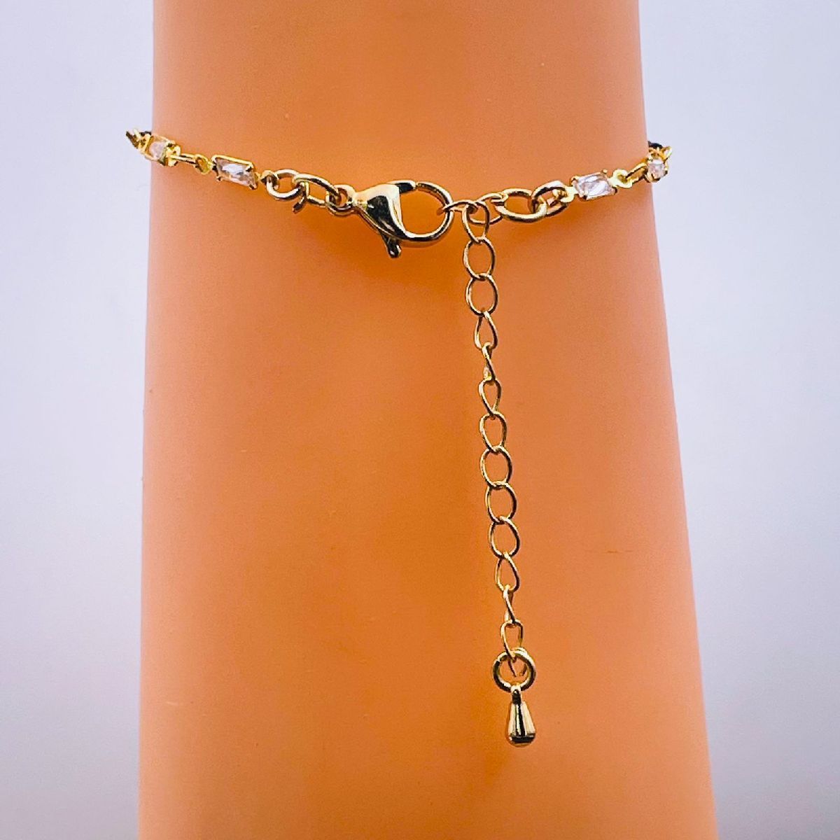 Evil Eye Cubic Zirconia Gold Blue Hand Mangalsutra Bracelet Women