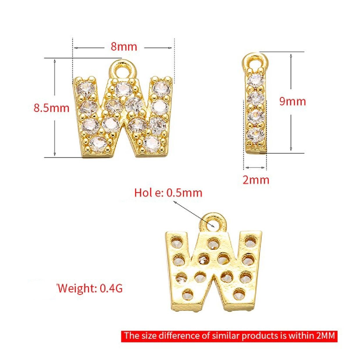 Small Initial Alphabets B Letter Ad American Diamond Gold Pendant For Women