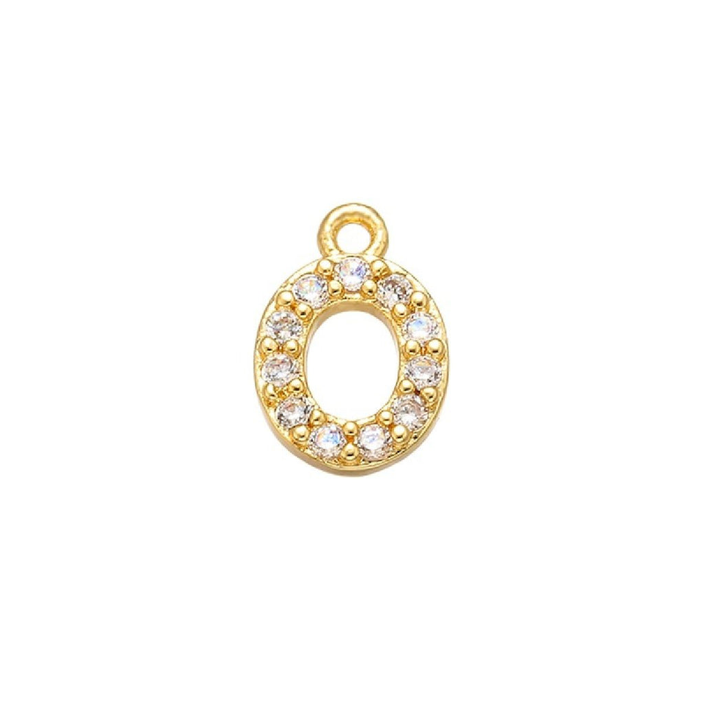 Small Initial Alphabets B Letter Ad American Diamond Gold Pendant For Women