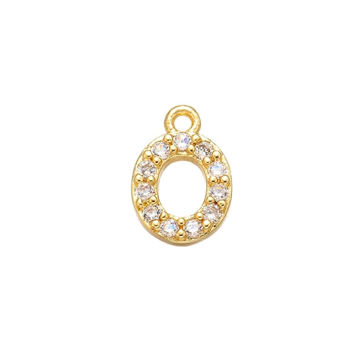 Small Initial Alphabets B Letter Ad American Diamond Gold Pendant For Women