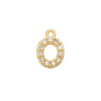 Small Initial Alphabets B Letter Ad American Diamond Gold Pendant For Women