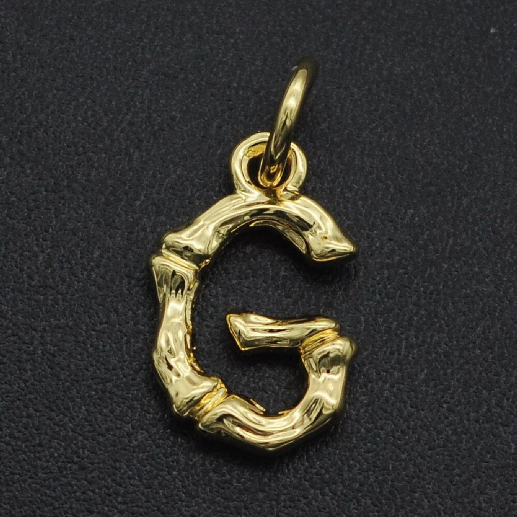 Initial Letter Alphabet Gold Pendant Charm For Women Bulk