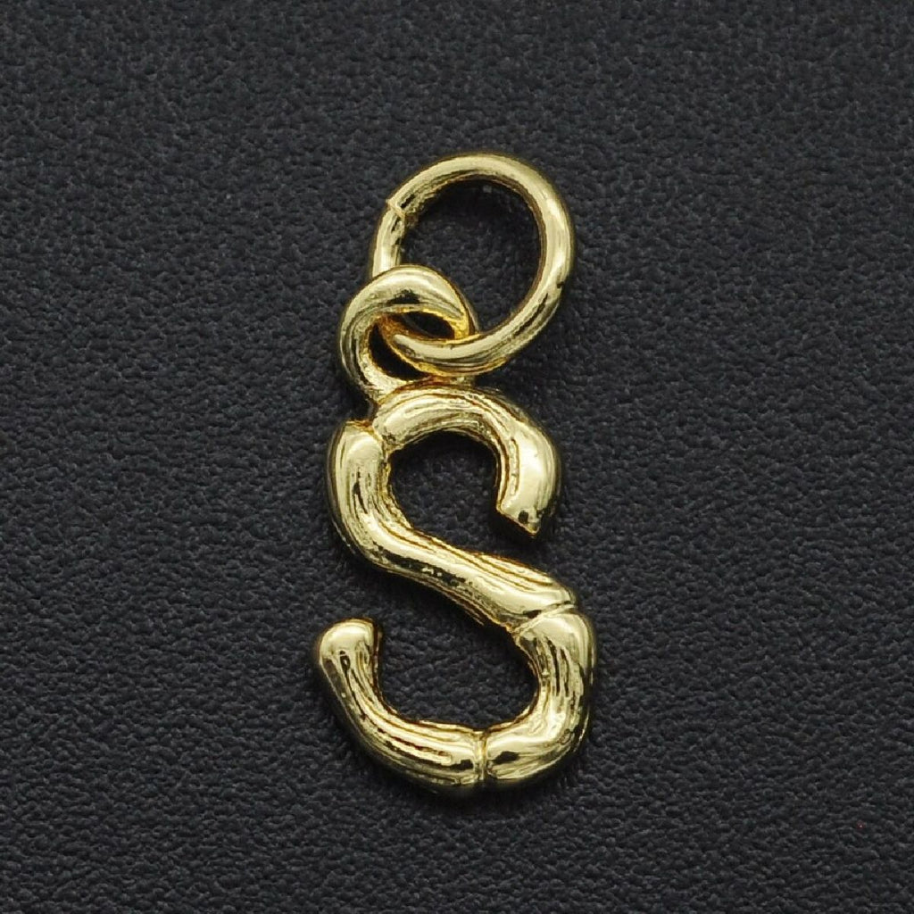 Initial Letter Alphabet Gold Pendant Charm For Women Bulk