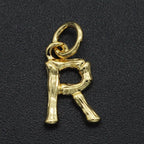 Initial Letter Alphabet Gold Pendant Charm For Women Bulk