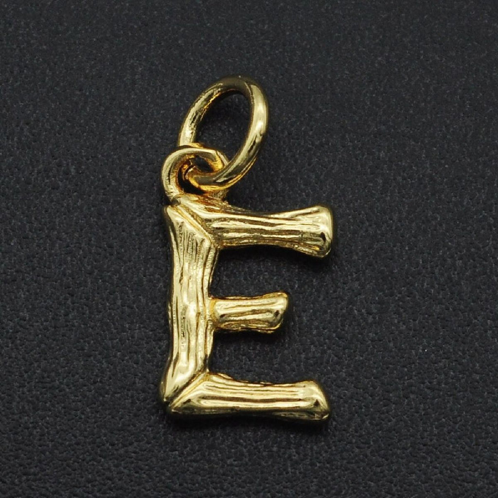 Initial Letter Alphabet Gold Pendant Charm For Women Bulk