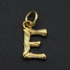 Initial Letter Alphabet Gold Pendant Charm For Women Bulk