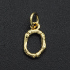 Initial Letter Alphabet Gold Pendant Charm For Women Bulk