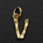 Initial Letter Alphabet Gold Pendant Charm For Women Bulk