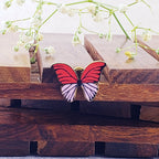 Butterfly Red Pink Gold Pendant For Women Bulk