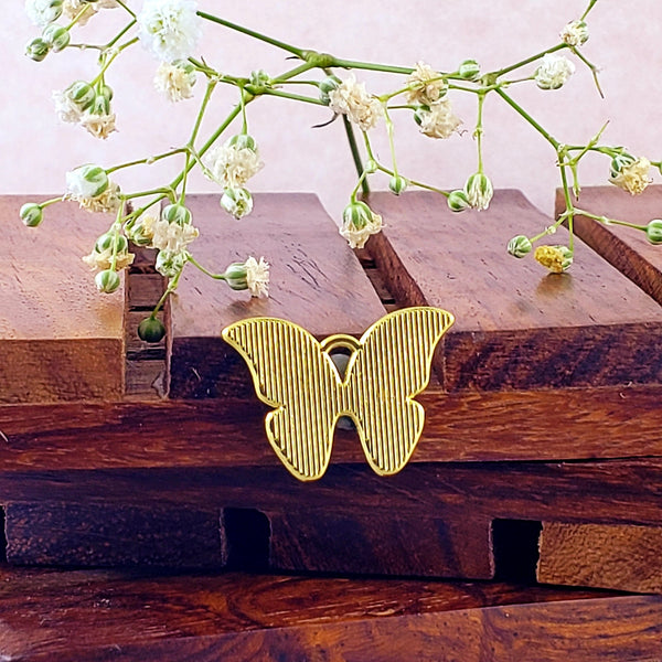Butterfly Red Pink Gold Pendant For Women Bulk Secondary image