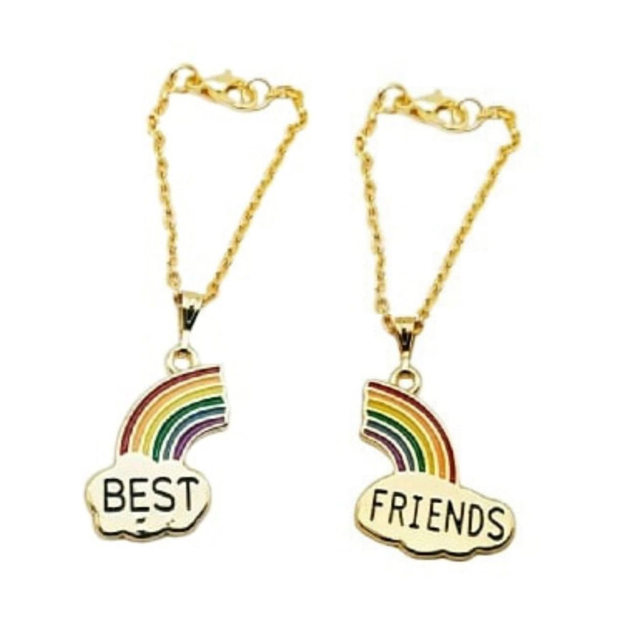 Alloy Enamel Best Friend Watch Charm Combo Pair For Women Red Bulk