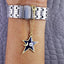 Evil Eye Star Moon Enamel Blue Gold Watch Charm For Women Bulk