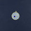 Sun Moon Gold Blue Crystal Brass Pendant For Women Bulk