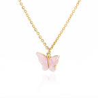 Brass With Pink Gold Butterfly Pendant For Women Girls Bulk