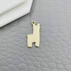 Brass White Yellow Pink Gold Dinosaur Accessories Pendant Charm For Women