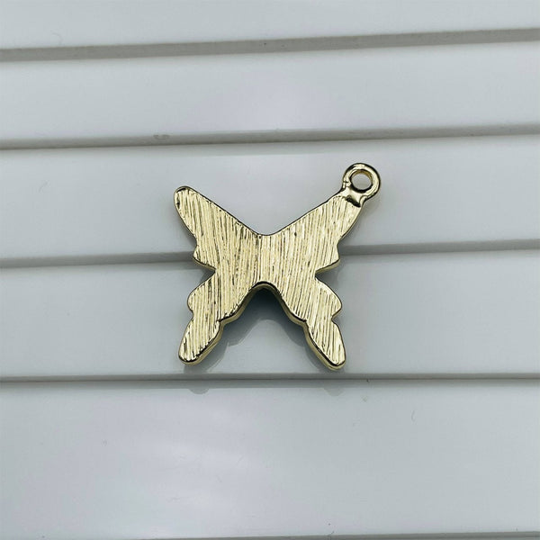 Brass Green Gold Butterfly Accessories Charm For Women Secondary image