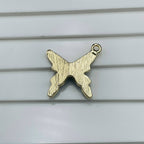 Brass Green Gold Butterfly Accessories Charm For Women