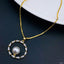 Copper Cubic Zirconia Pearl Gold White Necklace Pendant Chain Bulk
