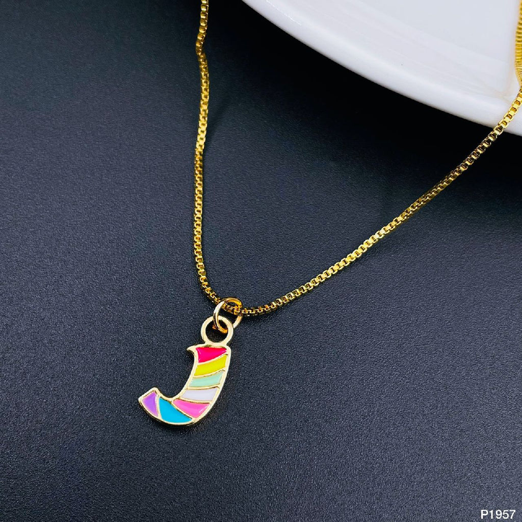 Gold Multi Letter Alphabet Initial A Necklace Pendant Chain Girls Bulk