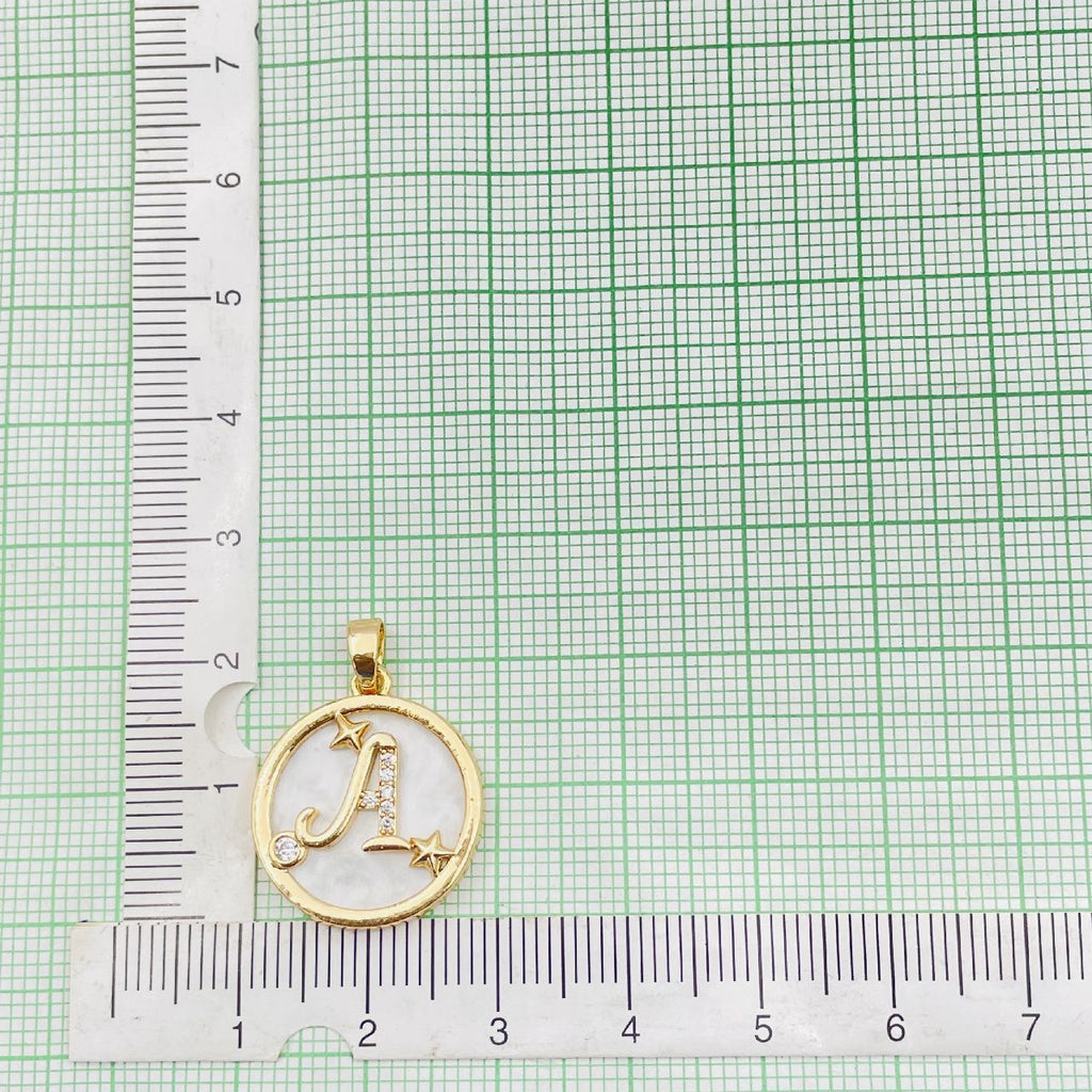 Copper Star Cubic Zirconia Gold Letter Watch Charm Women Bulk