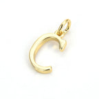 Initial Letter Alphabets Gold Copper Pendant Charm Women