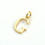 Initial Letter Alphabets Gold Copper Pendant Charm Women