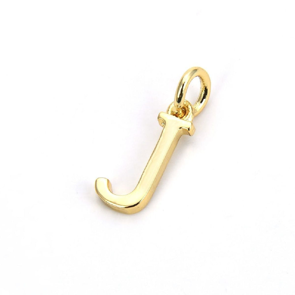 Initial Letter Alphabets Gold Copper Pendant Charm Women