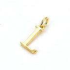 Initial Letter Alphabets Gold Copper Pendant Charm Women