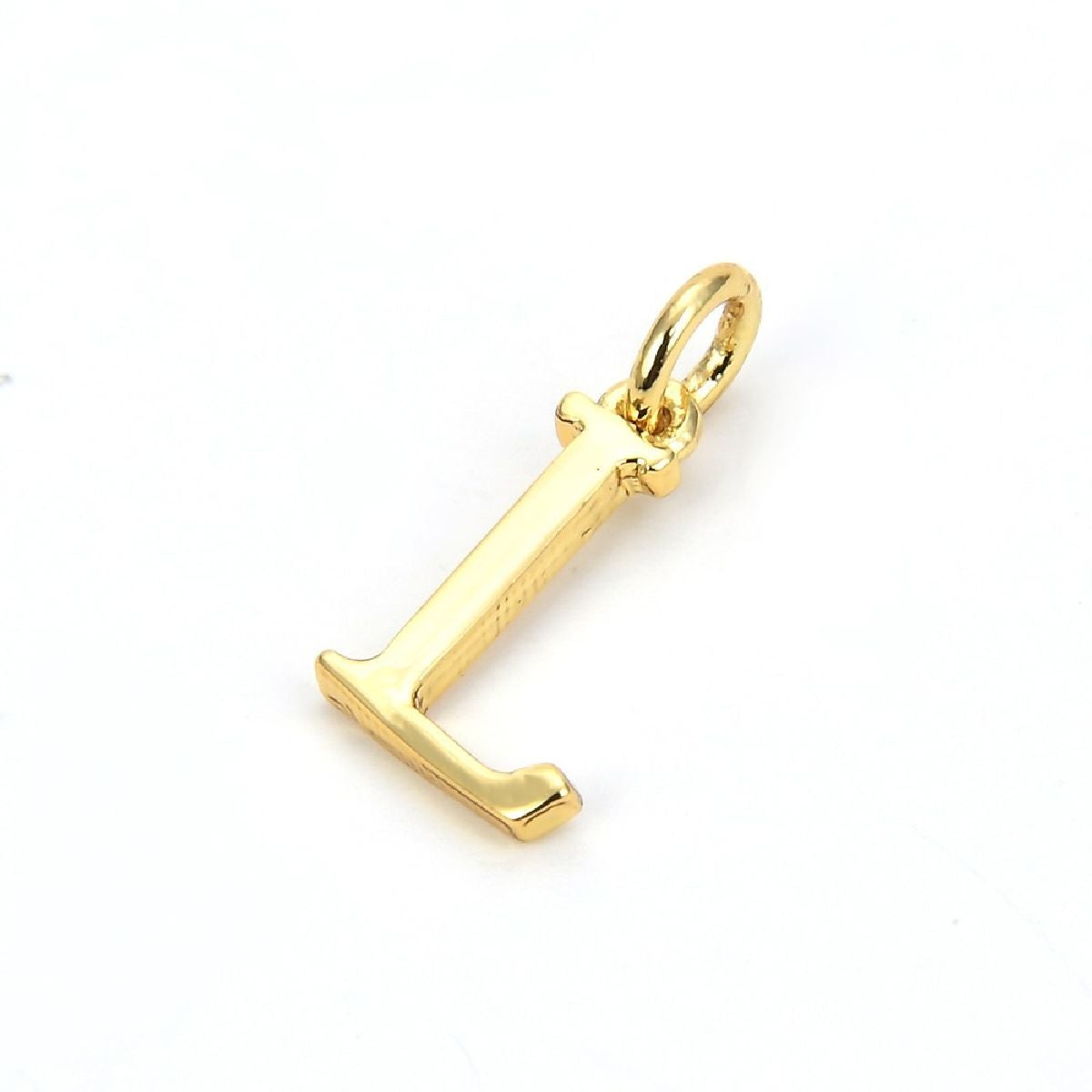 Initial Letter Alphabets Gold Copper Pendant Charm Women