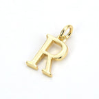 Initial Letter Alphabets Gold Copper Pendant Charm Women