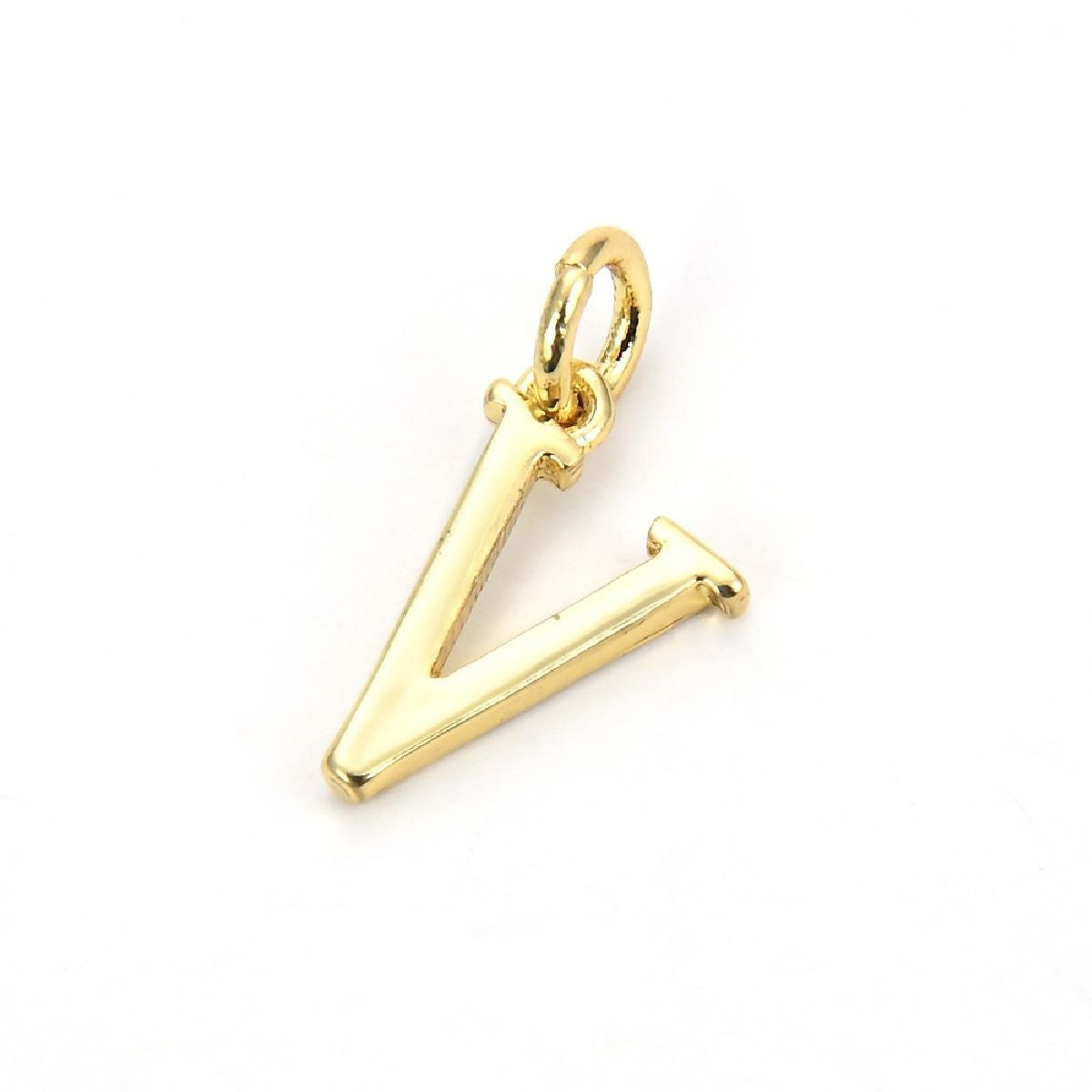 Initial Letter Alphabets Gold Copper Pendant Charm Women