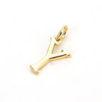 Initial Letter Alphabets Gold Copper Pendant Charm Women