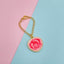 Copper Flower Gold Pink Watch Charm For Women Bulk