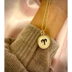Copper Gold All Constellation Zodiac Star Sign Pendant Chain Bulk