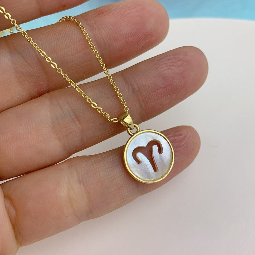 Copper Gold All Constellation Zodiac Star Sign Pendant Chain Bulk