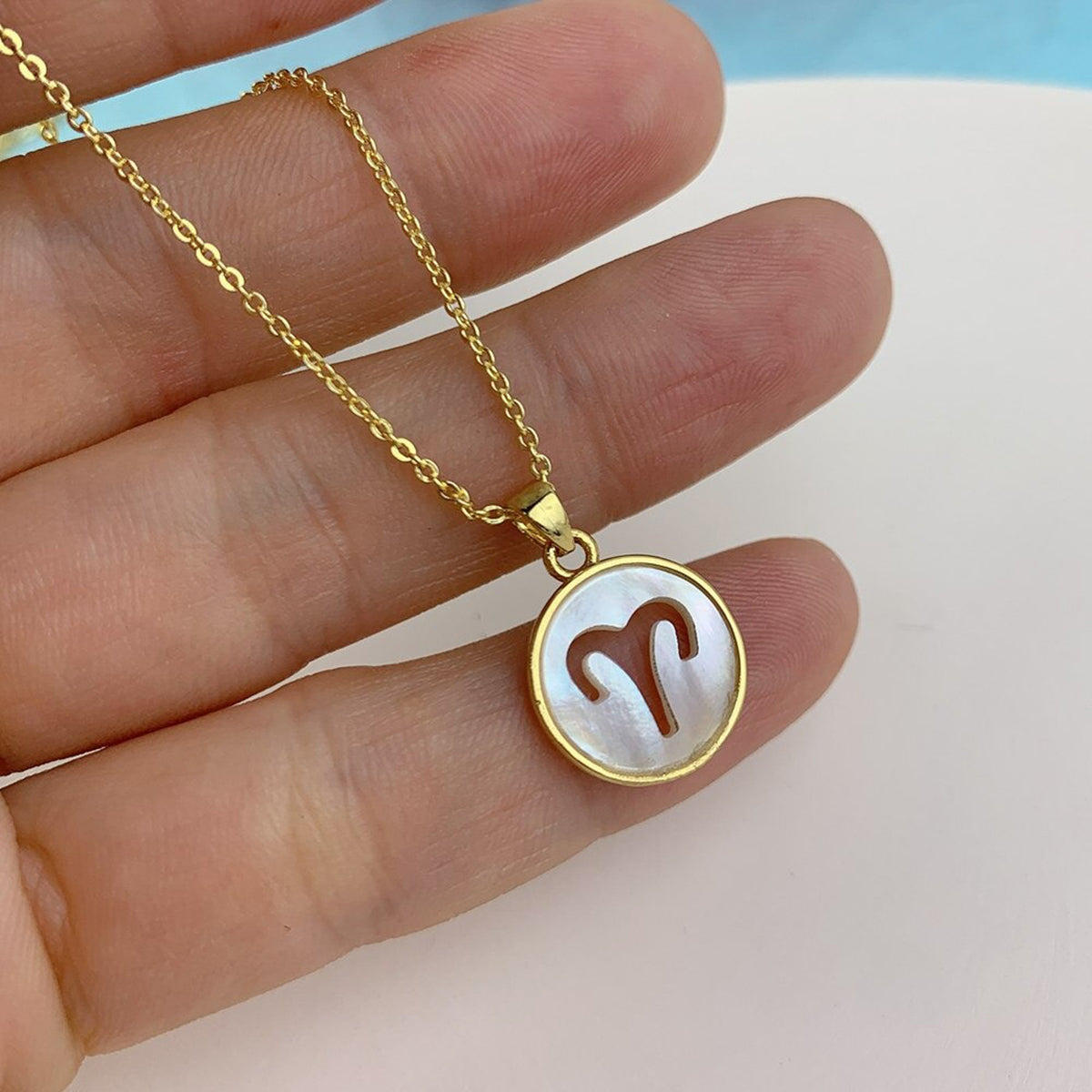 Copper Gold All Constellation Zodiac Star Sign Pendant Chain Bulk
