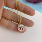 Copper Gold All Constellation Zodiac Star Sign Pendant Chain Bulk