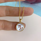 Copper Gold All Constellation Zodiac Star Sign Pendant Chain Bulk